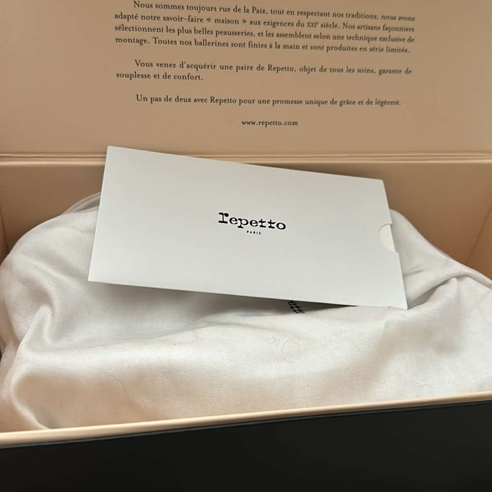Repetto Lewis Slides, White Leather, Oxford Style front, EU size 41, NIB - Picture 9 of 10